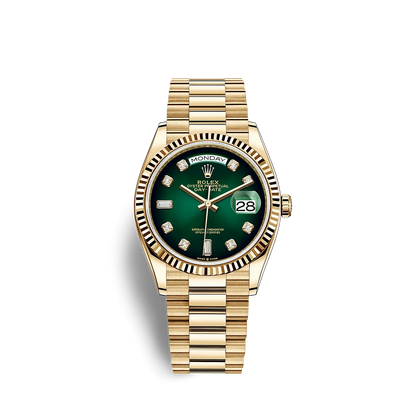 Rolex 128238 Day-Date Green ombre - New