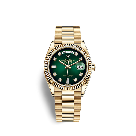 Rolex 128238 Day-Date Green ombre - New