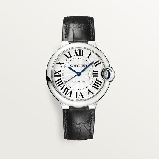 Reloj Ballon Bleu de Cartier, 33 mm, movimiento mecánico de carga automática.